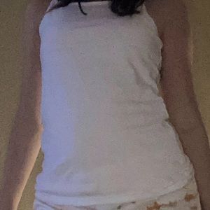 I am selling a white justice tank top!